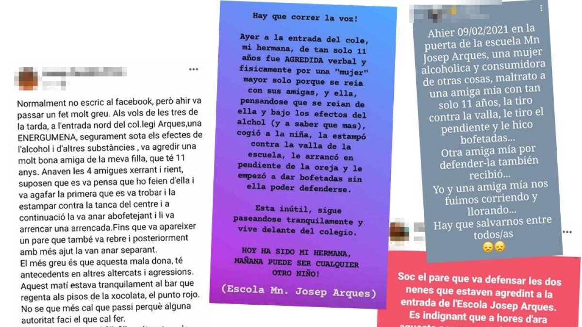 Dues famílies de Cervera denuncien una veïna per agredir les seves filles d'onze anys