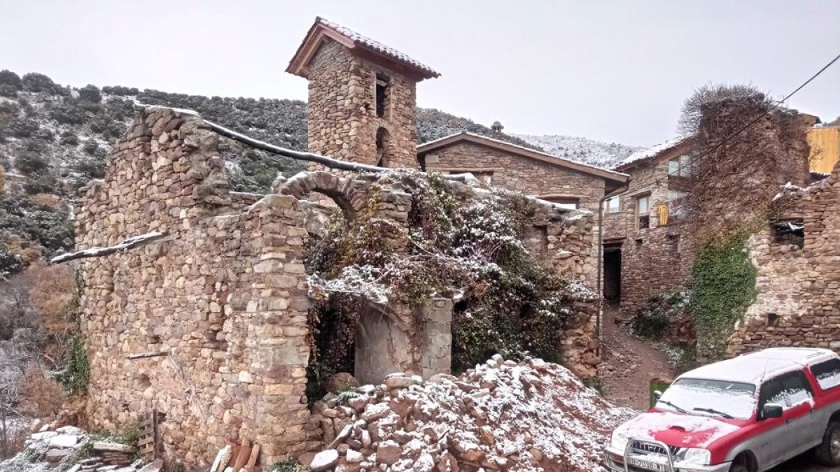 L’església de Sant Jaume d’Envall, que el bisbat ha accedit a cedir a l’ajuntament.