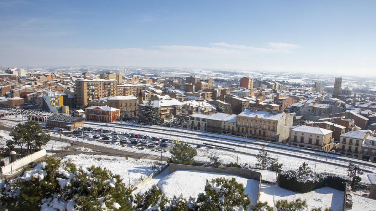 Tàrrega, en una imagen tomada esta semana, ya es de nuevo la segunda ciudad de Lleida en población.