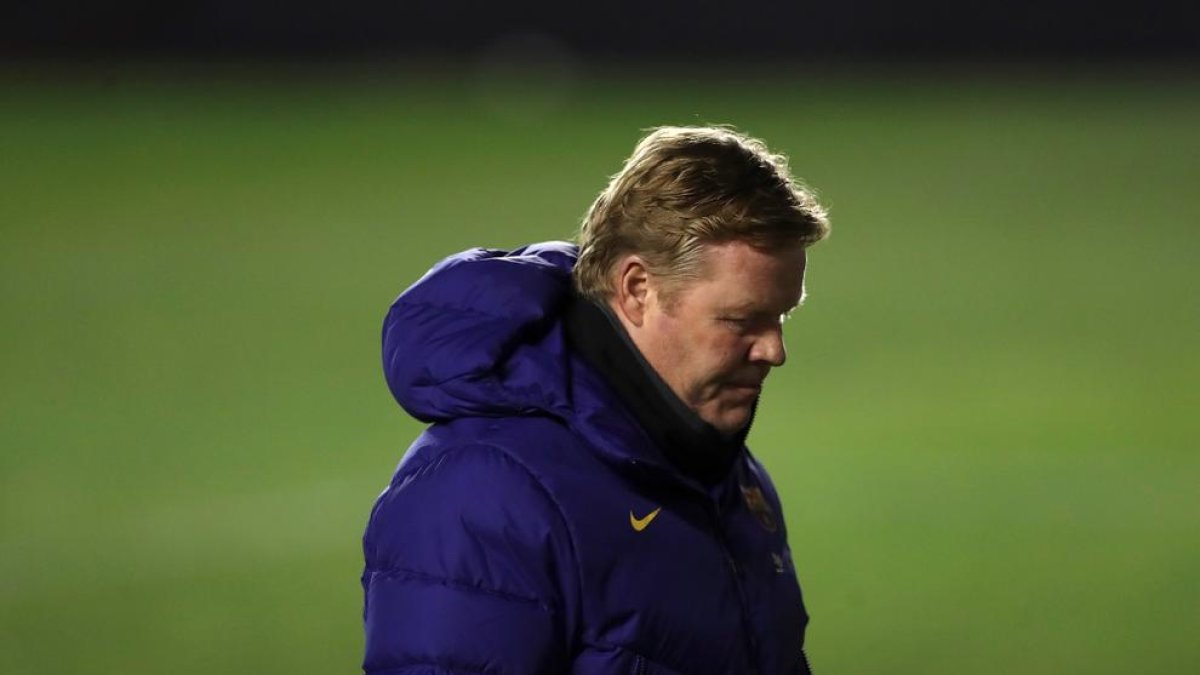 Ronald Koeman, en foto d’arxiu, prefereix centrar-se en la Lliga abans d’enfrontar-se dimarts al PSG.