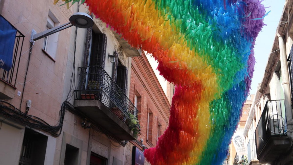 Preparativos para la Festa Major de Gràcia.