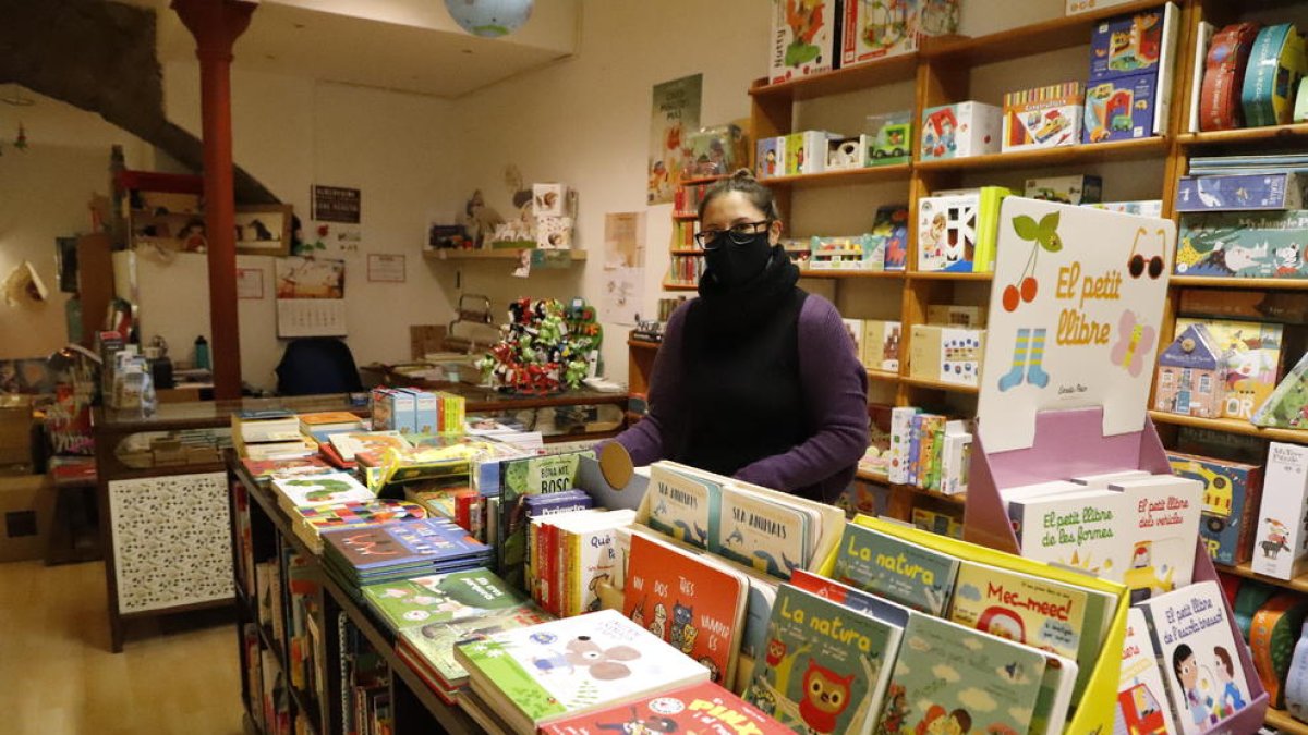 La librería Genet Blau de Lleida.