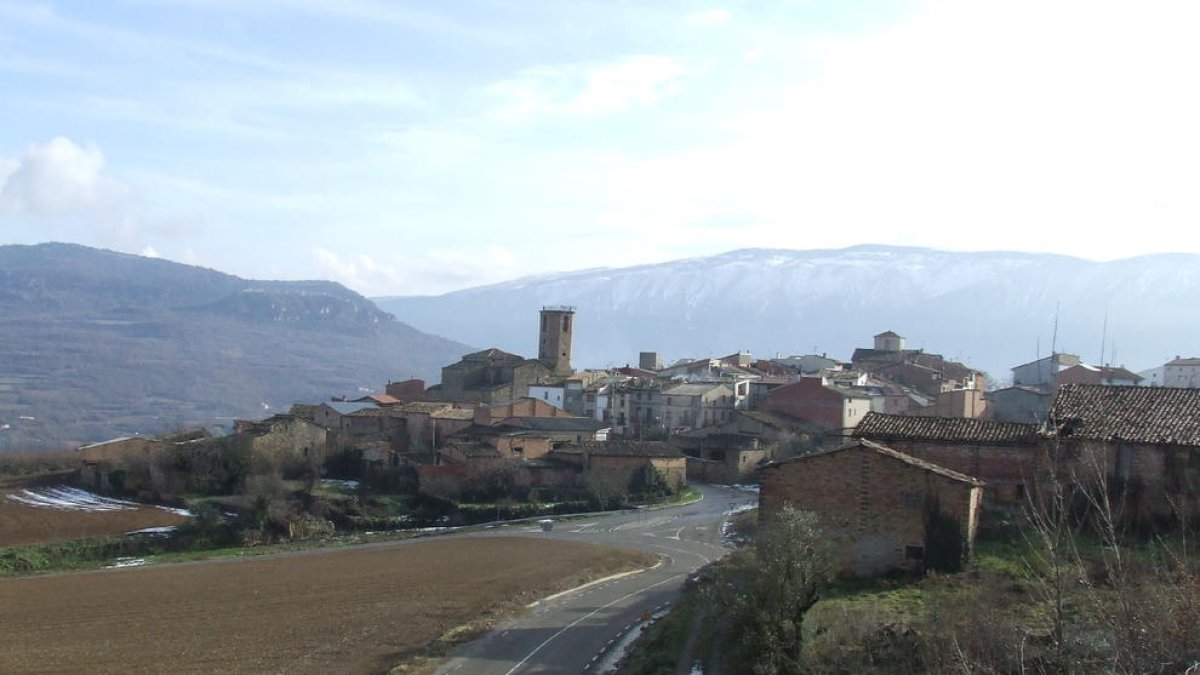 Vista del poble de Guàrdia de Noguera.