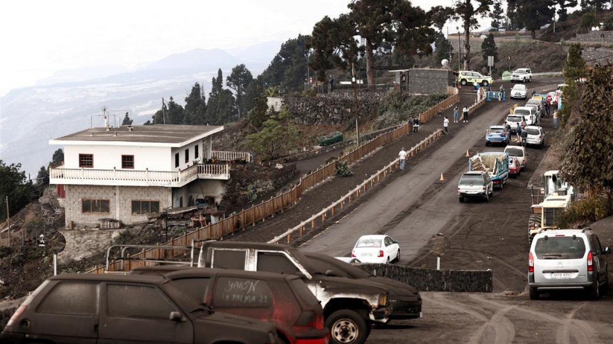 Hallan el cuerpo sin vida de un hombre en el área de exclusión del volcán de La Palma