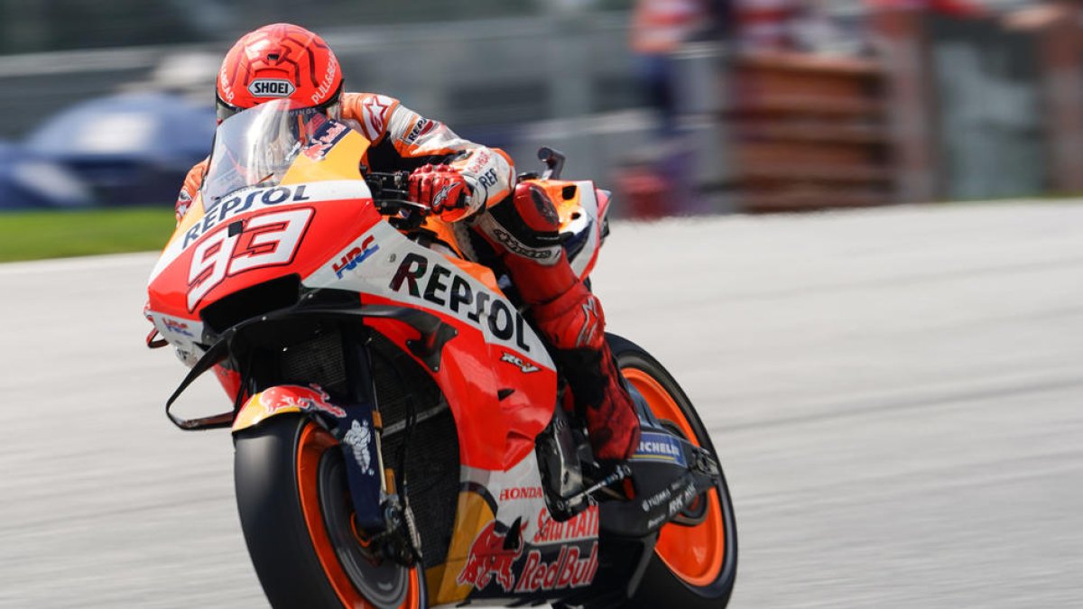 Marc Márquez, en el circuito Red Bull Ring.