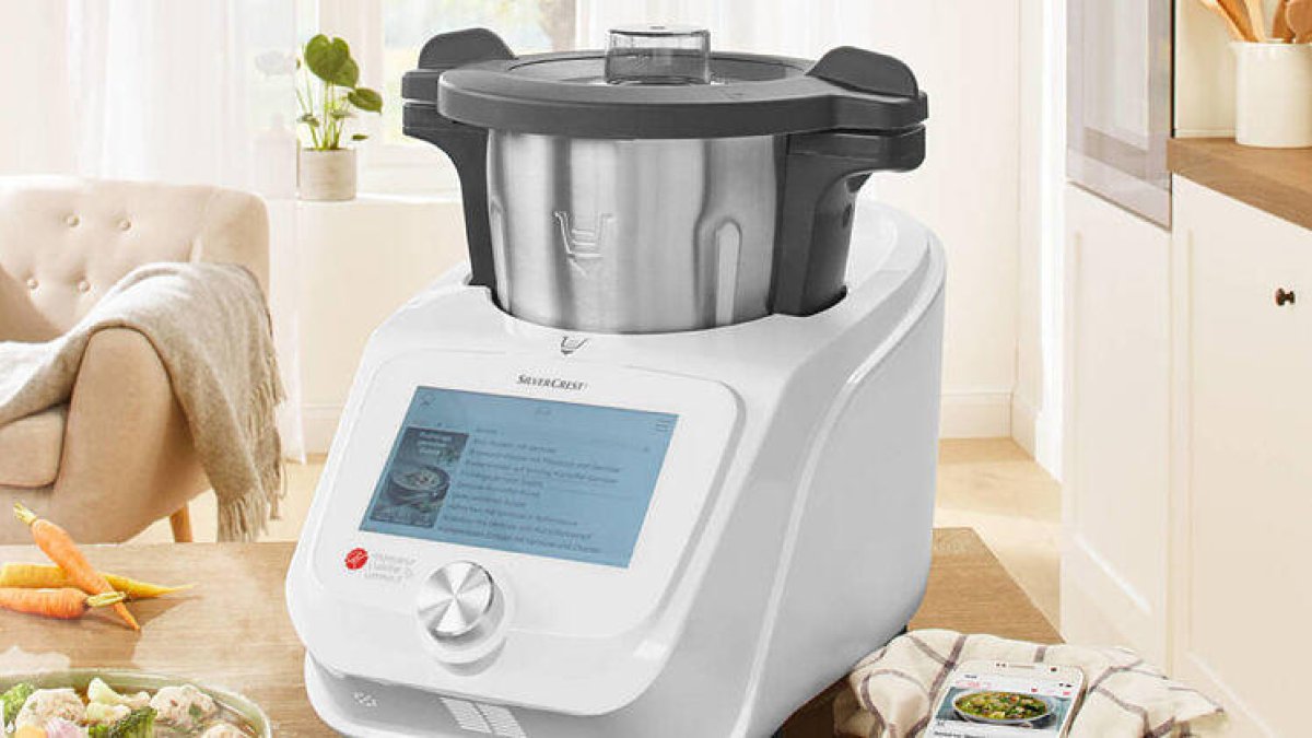 El robot de cocina de Lidl, otra vez disponible en la web.