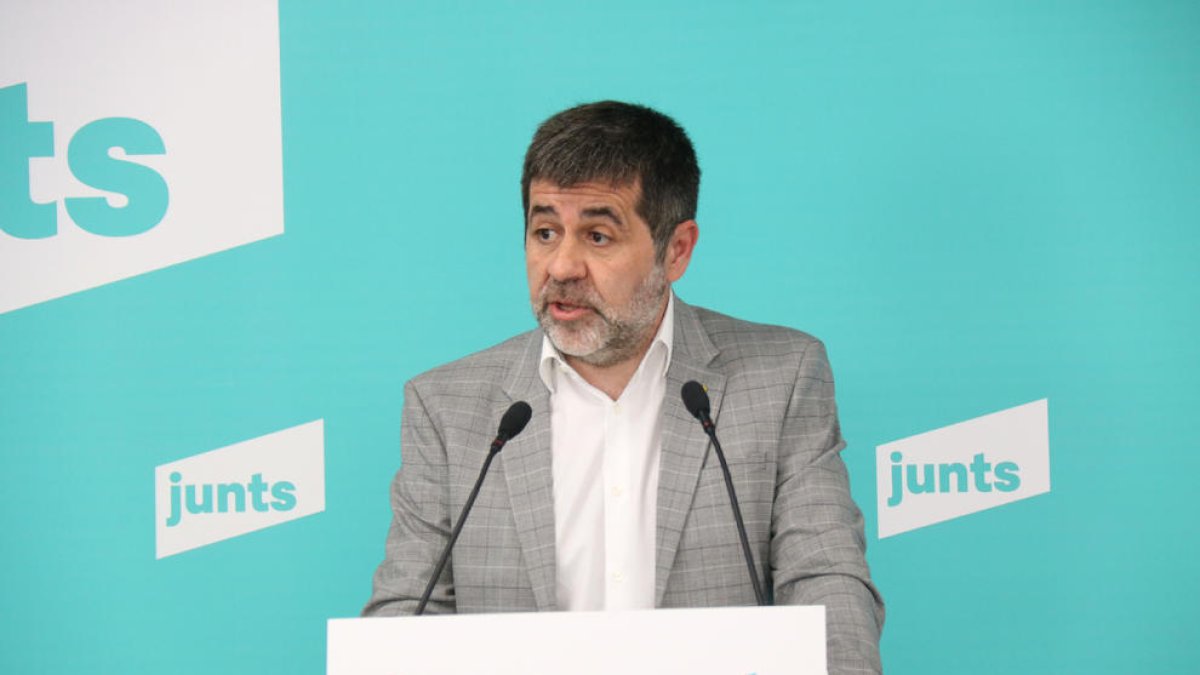 Jordi Sànchez, secretario general de JxCat, es blanco de las críticas.