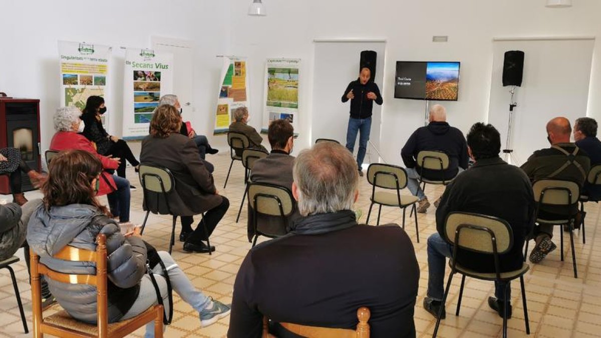 La presentación de los documentales en Mas de Melons.