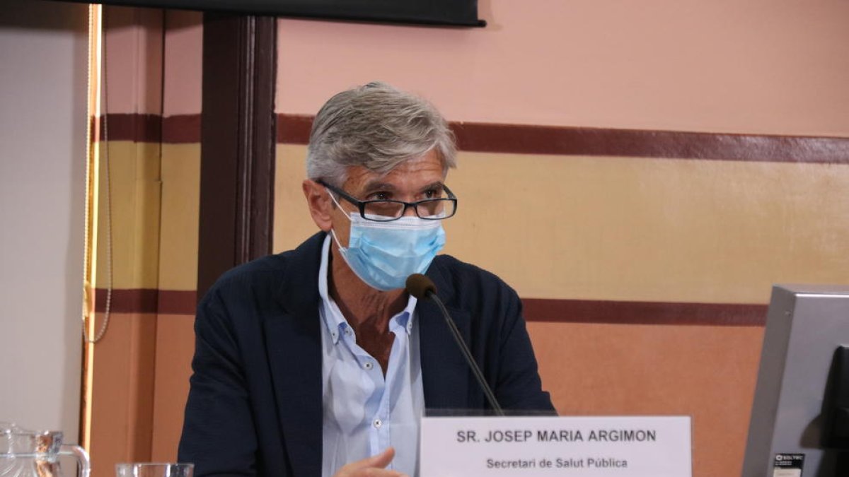 El secretari de Salut Pública, Josep Maria Argimon.