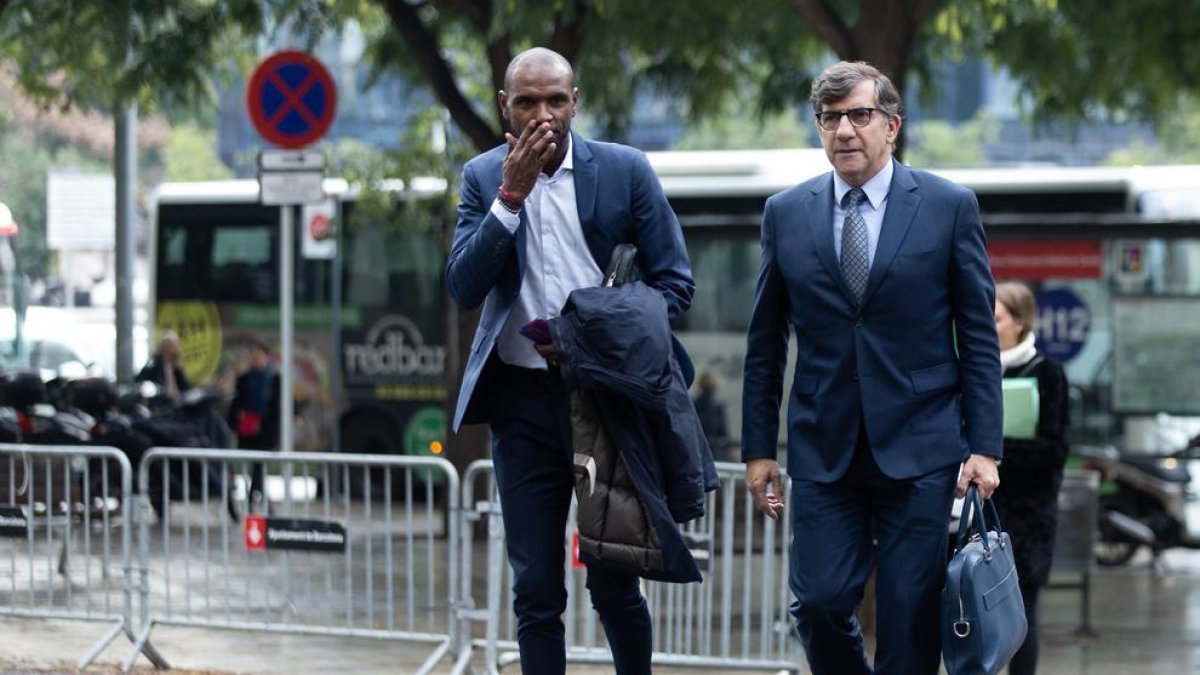 L'exdefensa internacional francès, exjugador del FC Barcelona i actual secretari tècnic del club blaugrana, Eric Abidal en una foto d'arxiu.