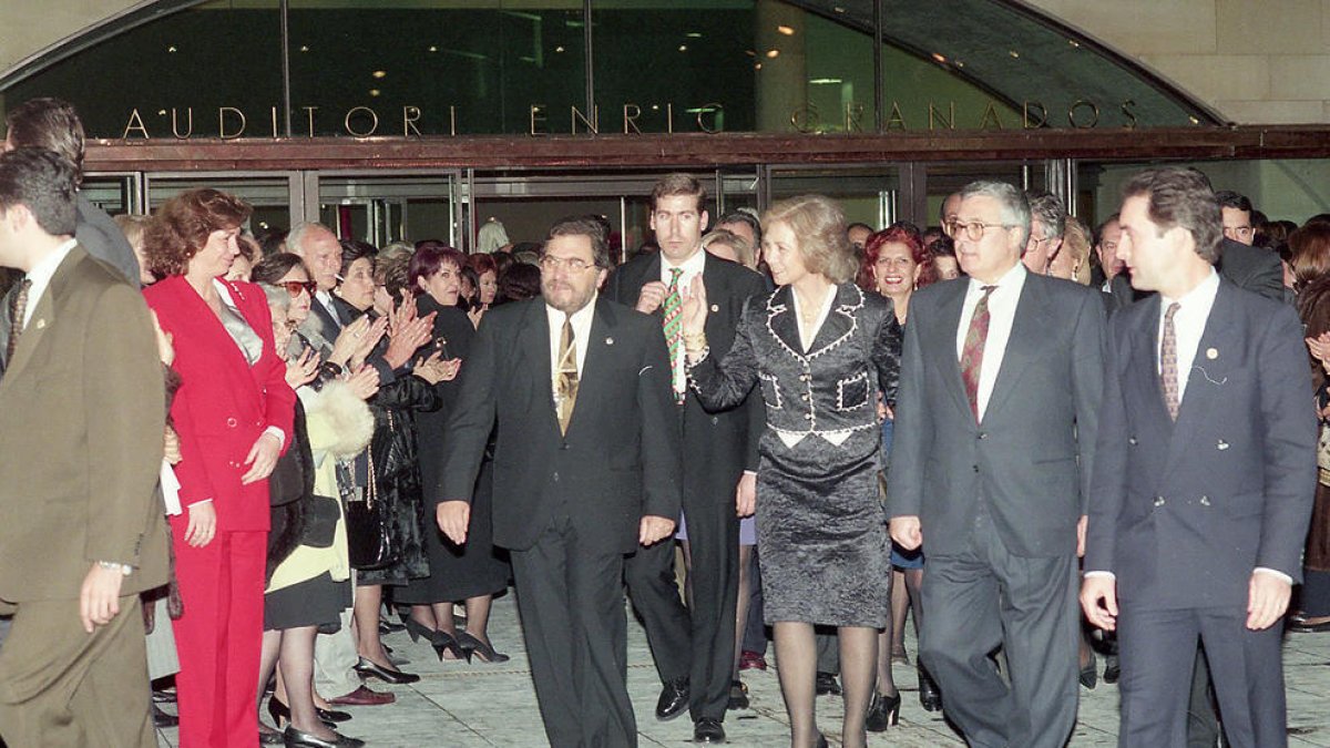 la reina Sofía en la inauguración