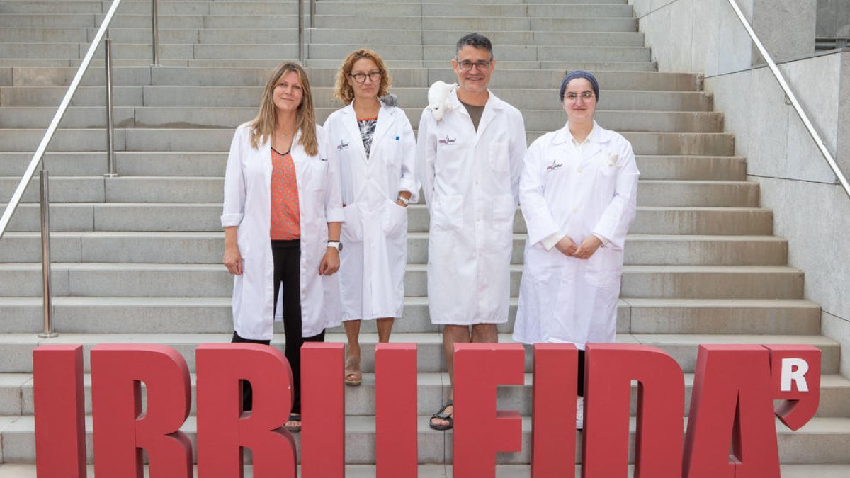 Membres de l’equip d’investigació de la UdL i l’IRBLleida.