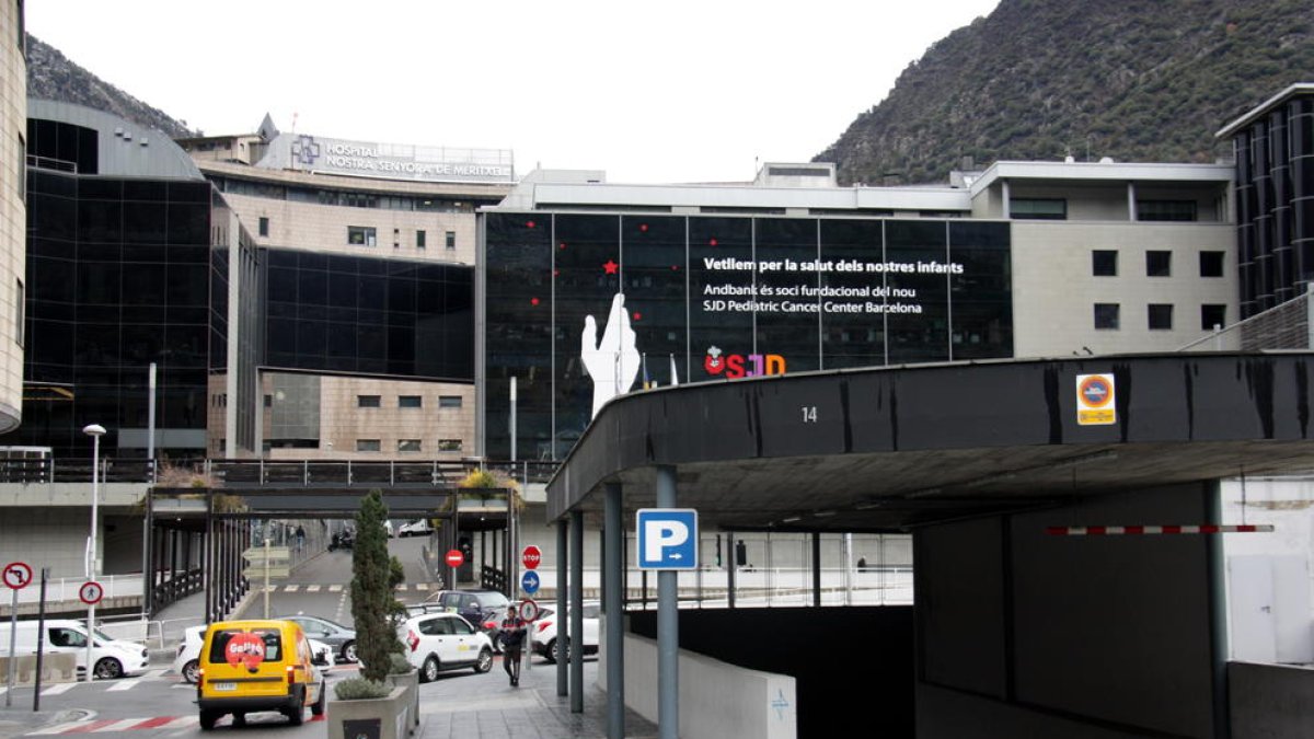 Imatge d'arxiu de l'hospital Nostra Senyora de Meritxell d'Andorra.
