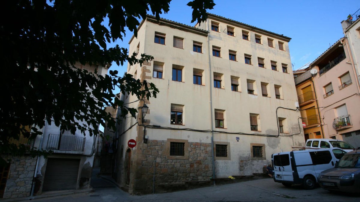 L’escola municipal de Música de Ponts, a la plaça Portal Nou.