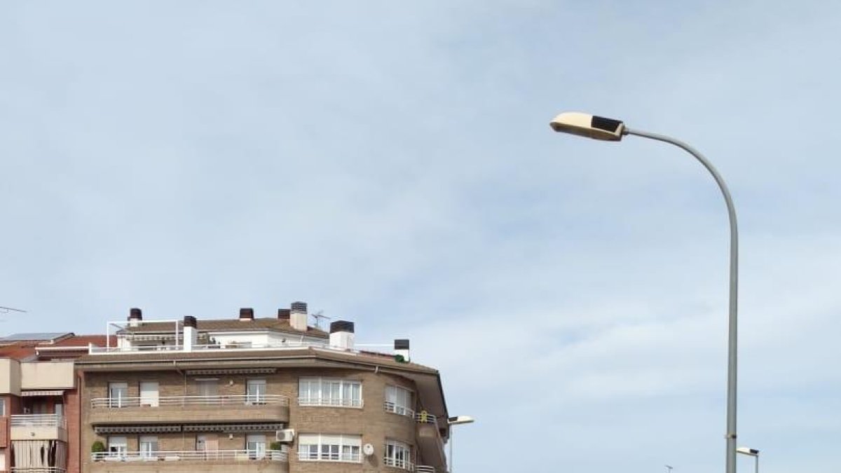 La zona donde se prevé construir la glorieta con dos rotondas.