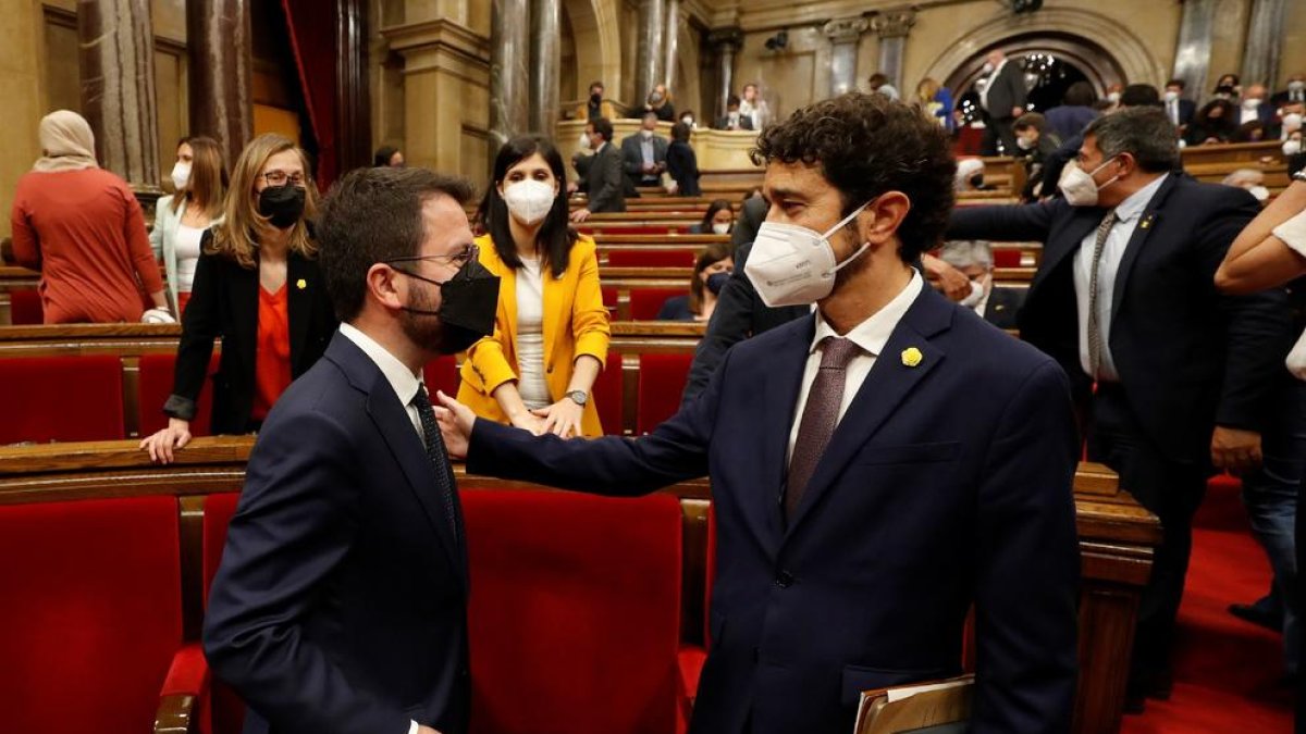 El republicano Pere Aragonès se convertirá hoy en el president de la Generalitat número 132.