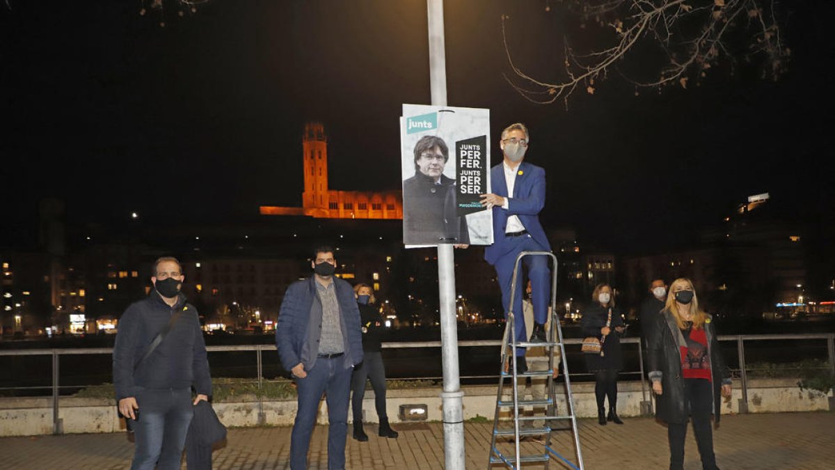 Ramon Tremosa va encapçalar l’acte d’inici de campanya de Junts.