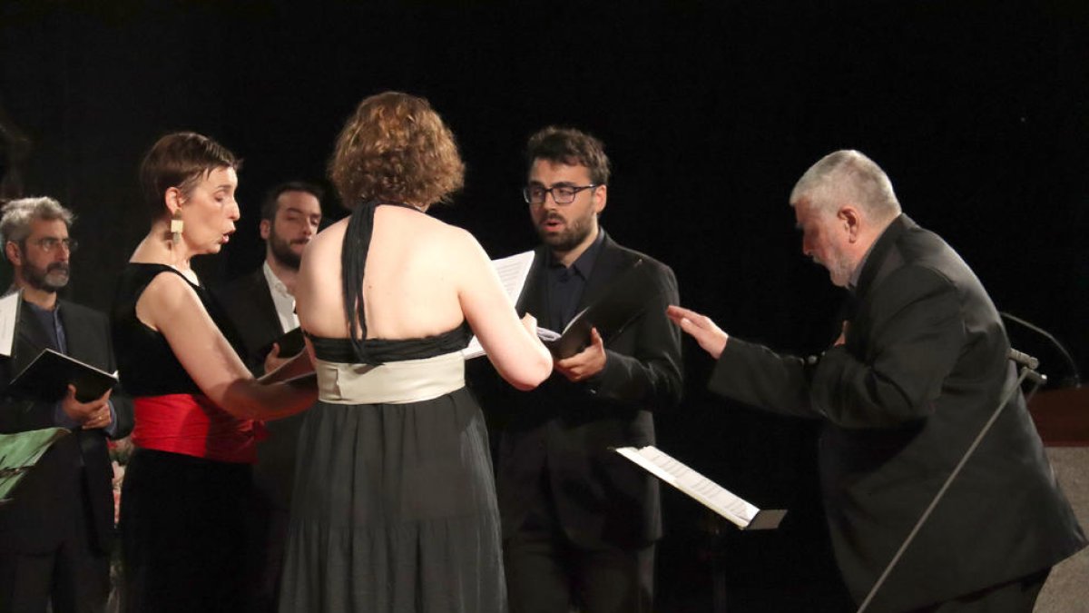 El grup Ensemble Brudieu en l’acte inaugural del FeMAP a la Seu d’Urgell.