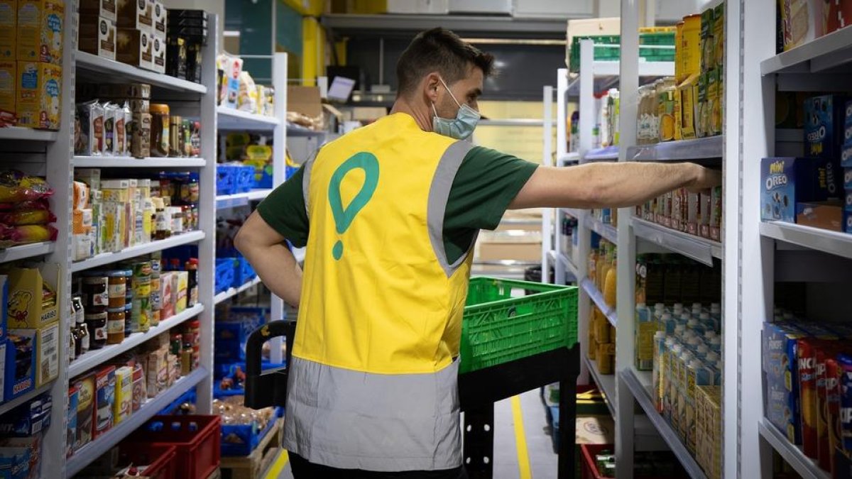 Preparación de productos para su distribución.