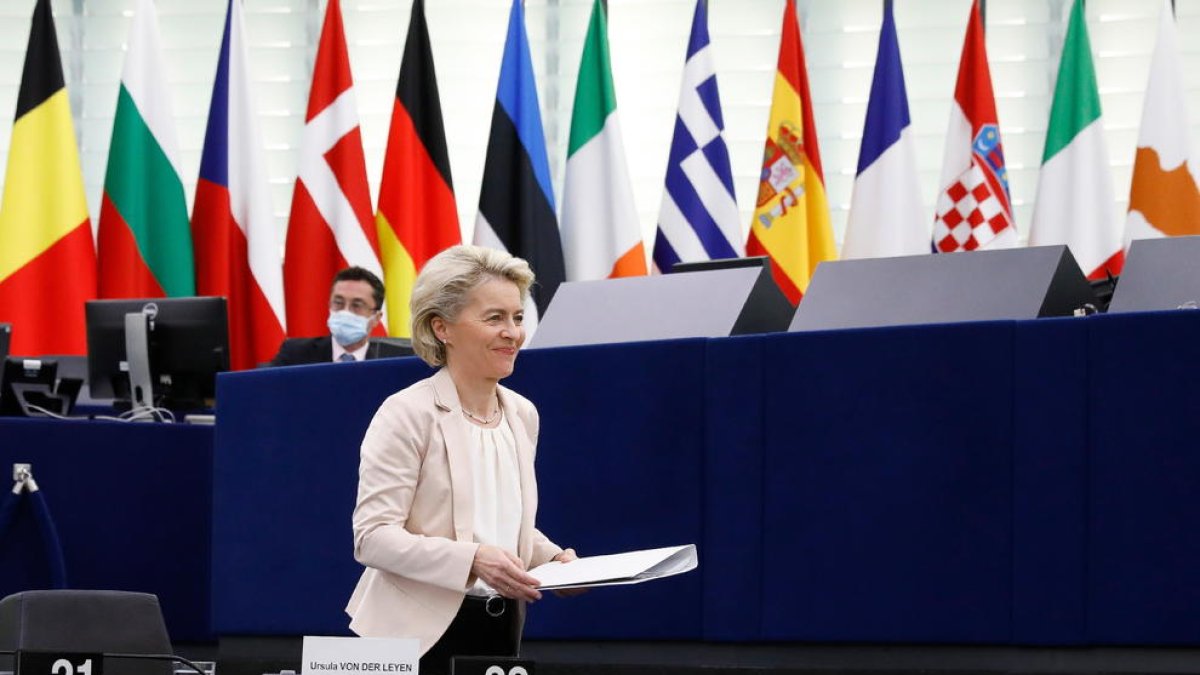 La presidenta de la Comissió Europea, Ursula von der Leyen.