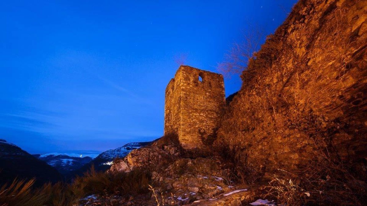 El castell de la Baronia de Les.