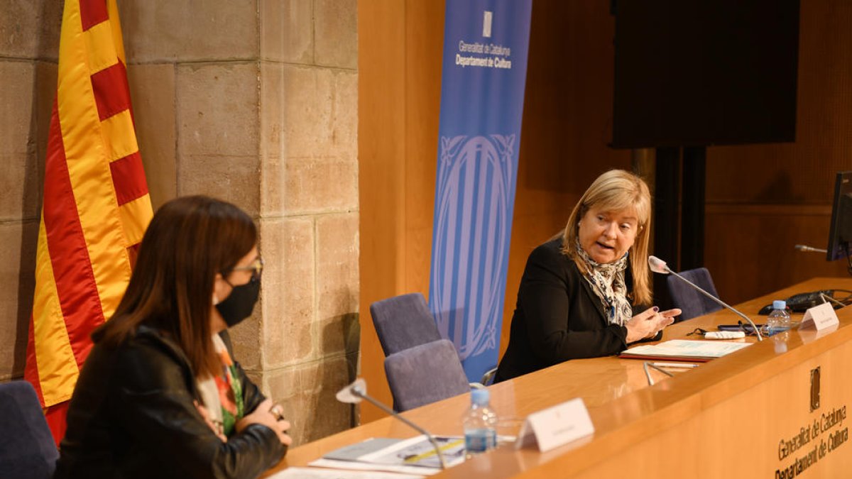 La consellera de Cultura Àngels Ponsa.