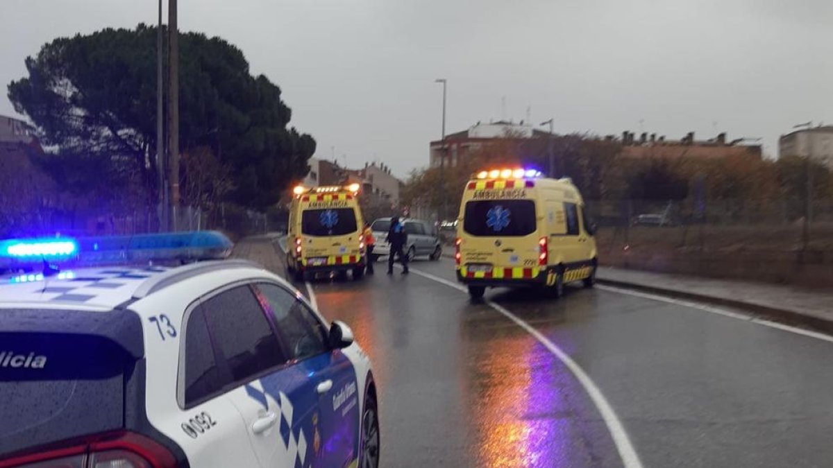Atropellat un menor a l'avinguda Garrigues de Lleida