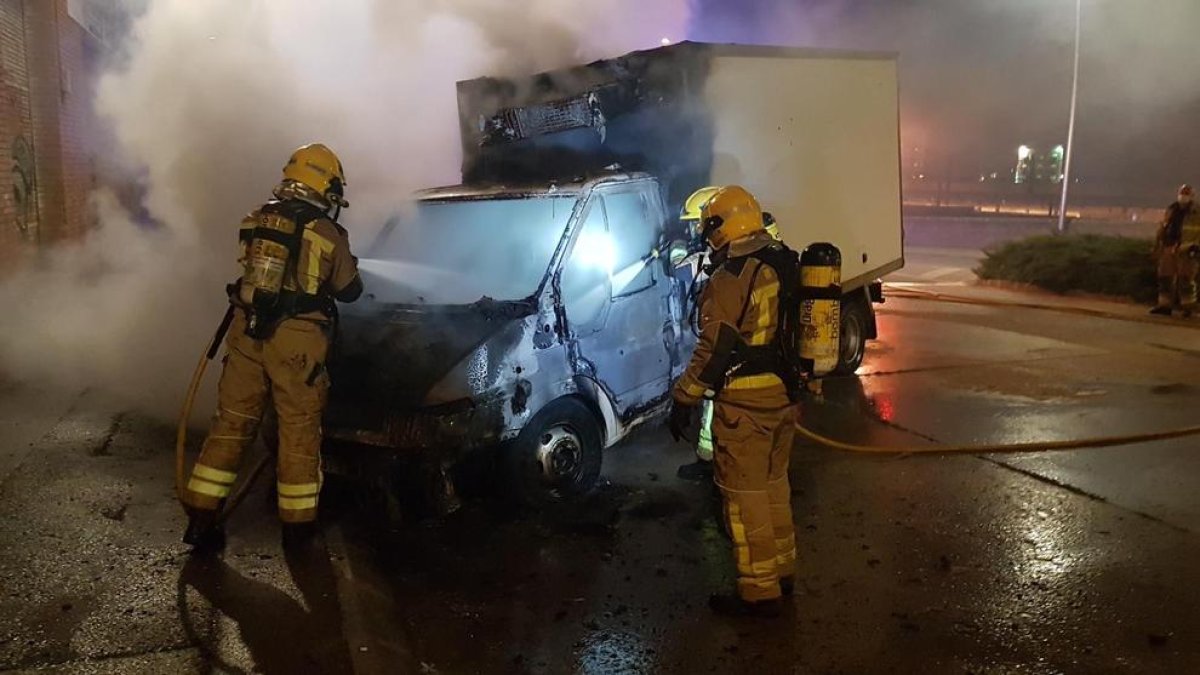 El incendio se produjo el jueves por la noche. 