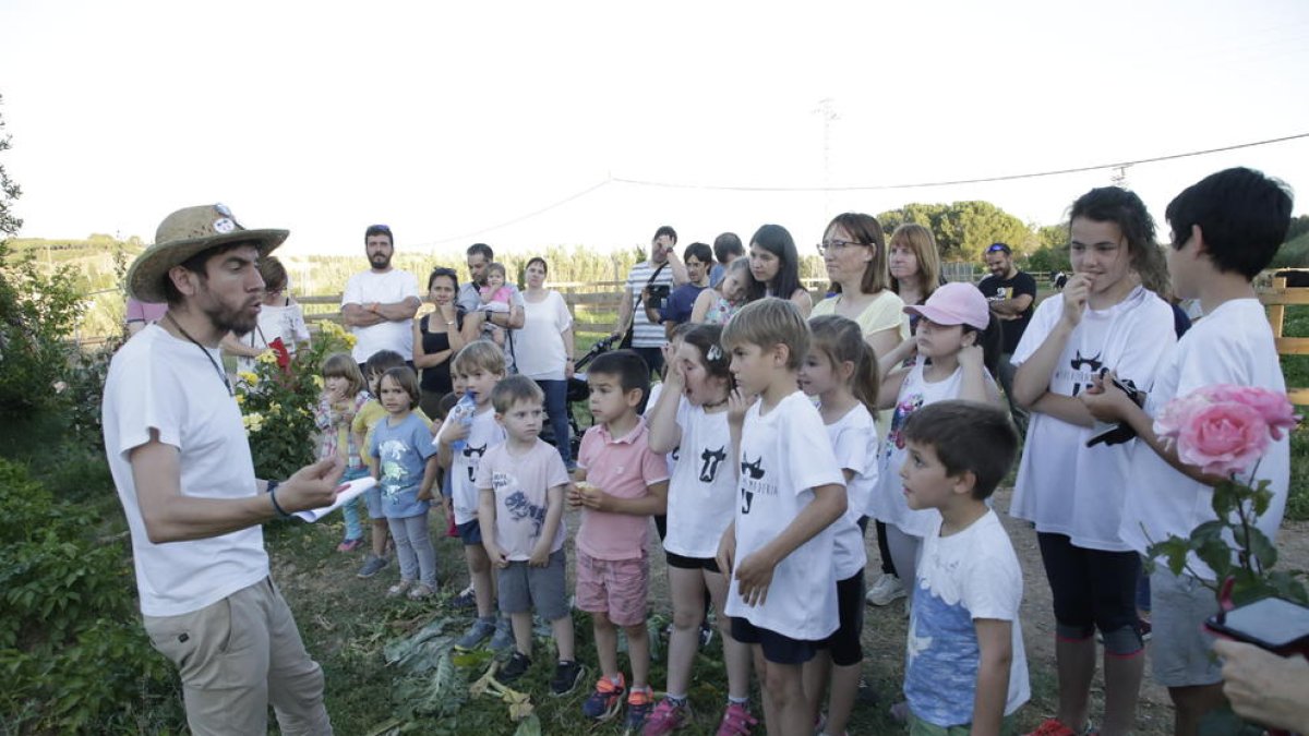 Visita a la Granja Pifarré en el ‘Benvinguts a pagès’ de 2019.