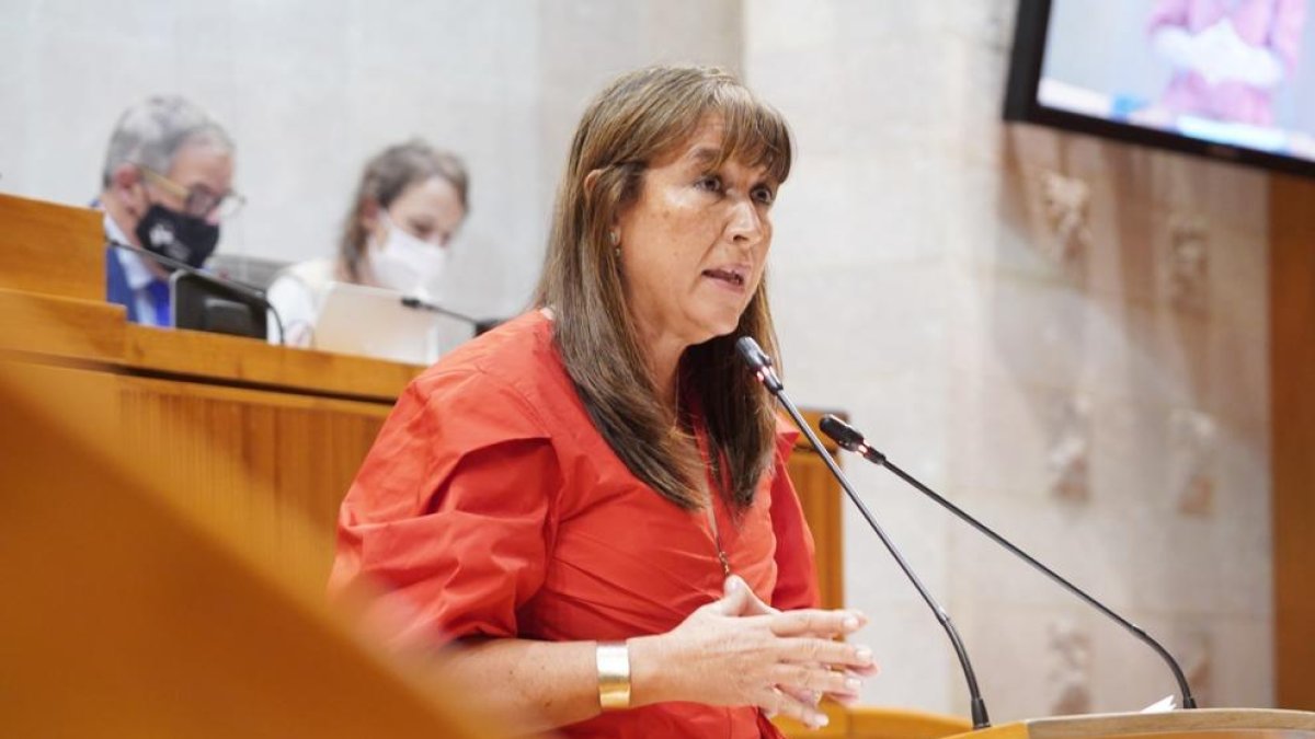 La consellera de Sanitat d'Aragó, Sira Repollés.