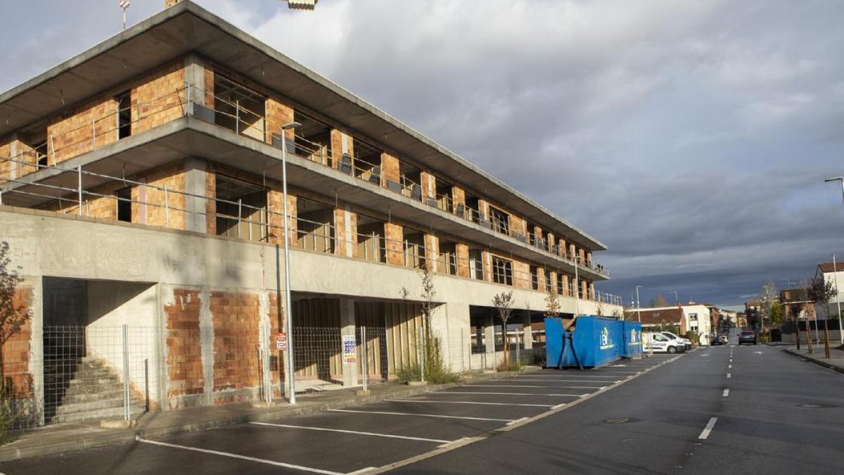 Las obras de la residencia de la Fundació Agropecuaria.