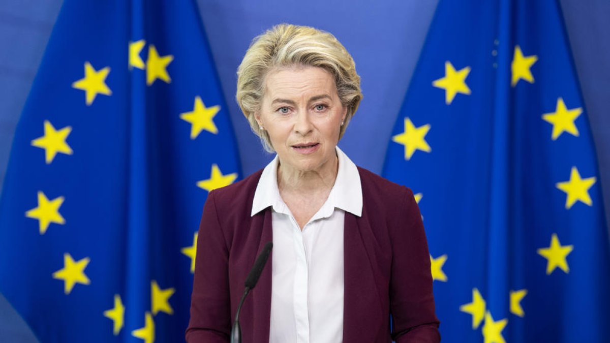 La presidenta de la Comisión Europea, Ursula Von der Leyen.