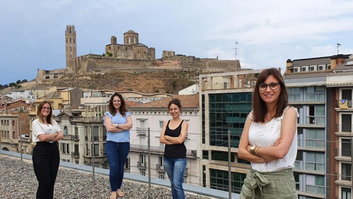 Imatge de l’equip de la Unitat de Farmàcia de l’Atenció Primària de l’ICS a Lleida.