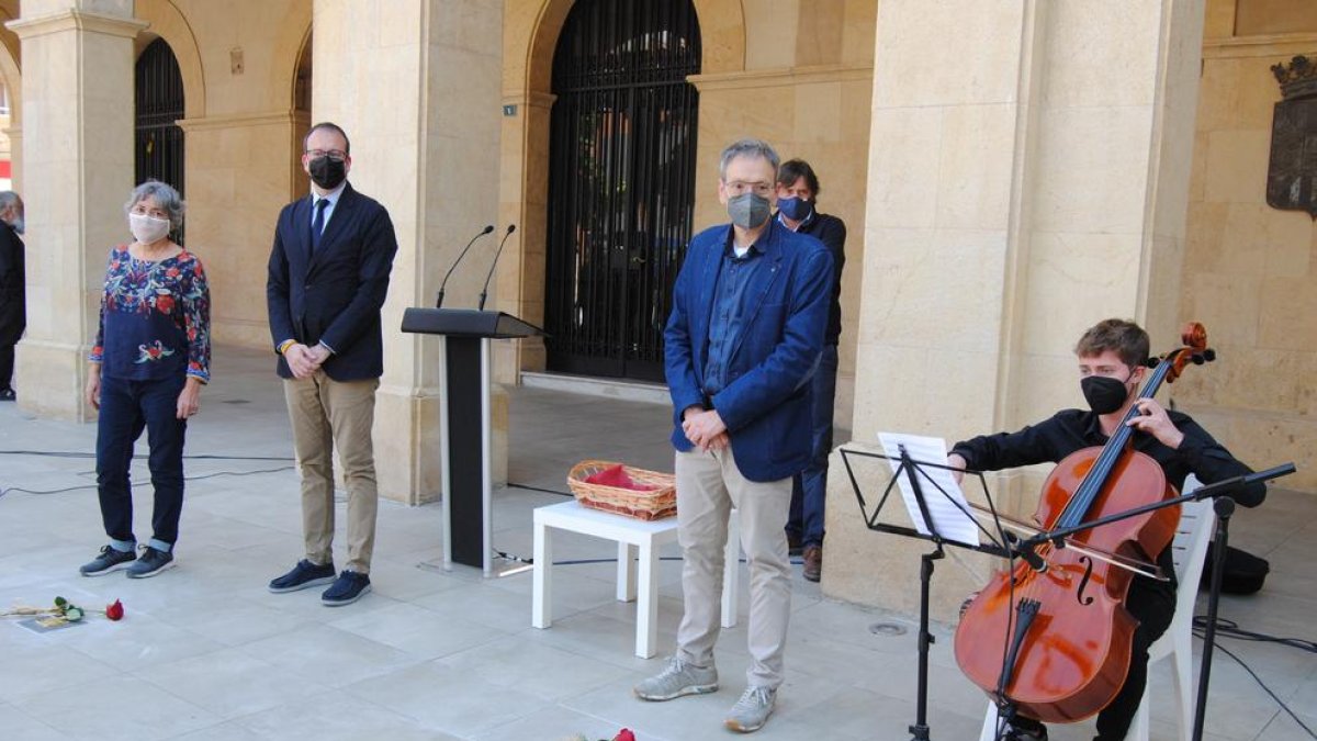 El acto se llevó a cabo en la plaza del Ajuntament de Mollerussa.