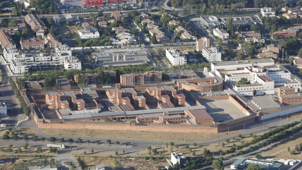 Vista aèria de les instal·lacions de la presó de Lleida.