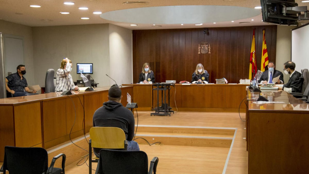 El processat durant la declaració davant de l’Audiència de Lleida el 30 de setembre passat.