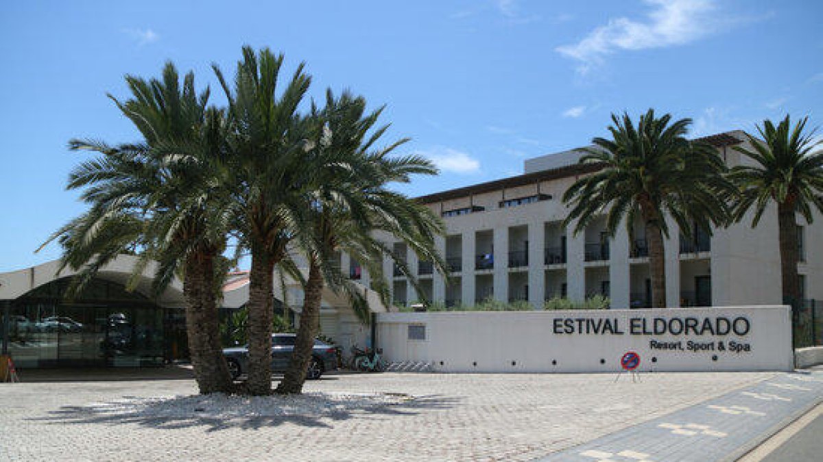 Hotel El Dorado de Cambrils, on es va produir l'agressió.