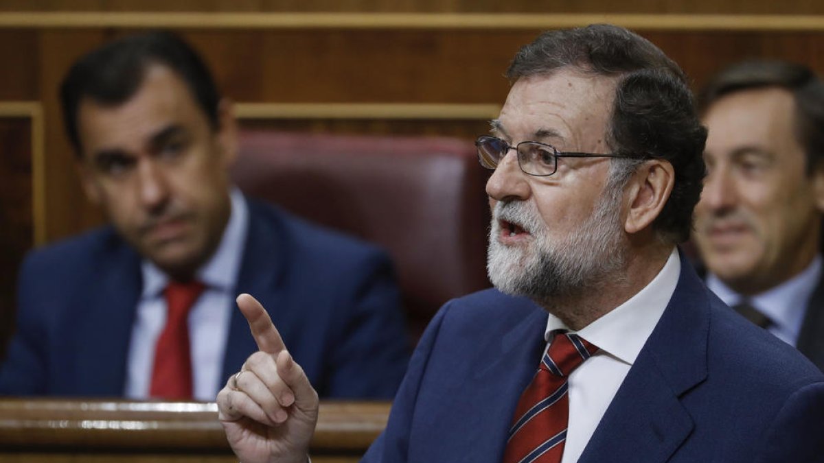 El president del Govern, Mariano Rajoy,