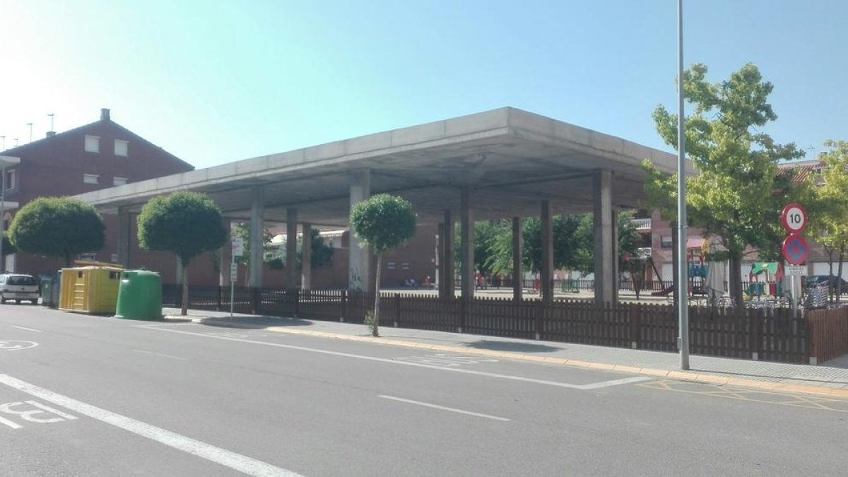 La estructura de la que debía ser la biblioteca de Torrefarrera.