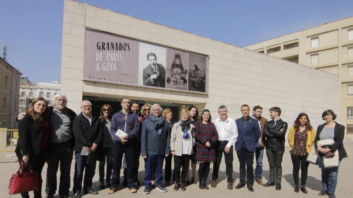 Enric Granados, en família