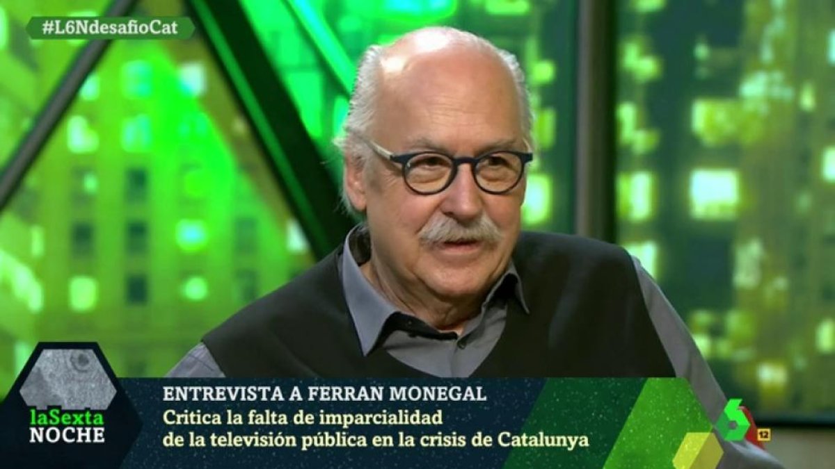 Ferran Monegal en ‘La Sexta Noche’.