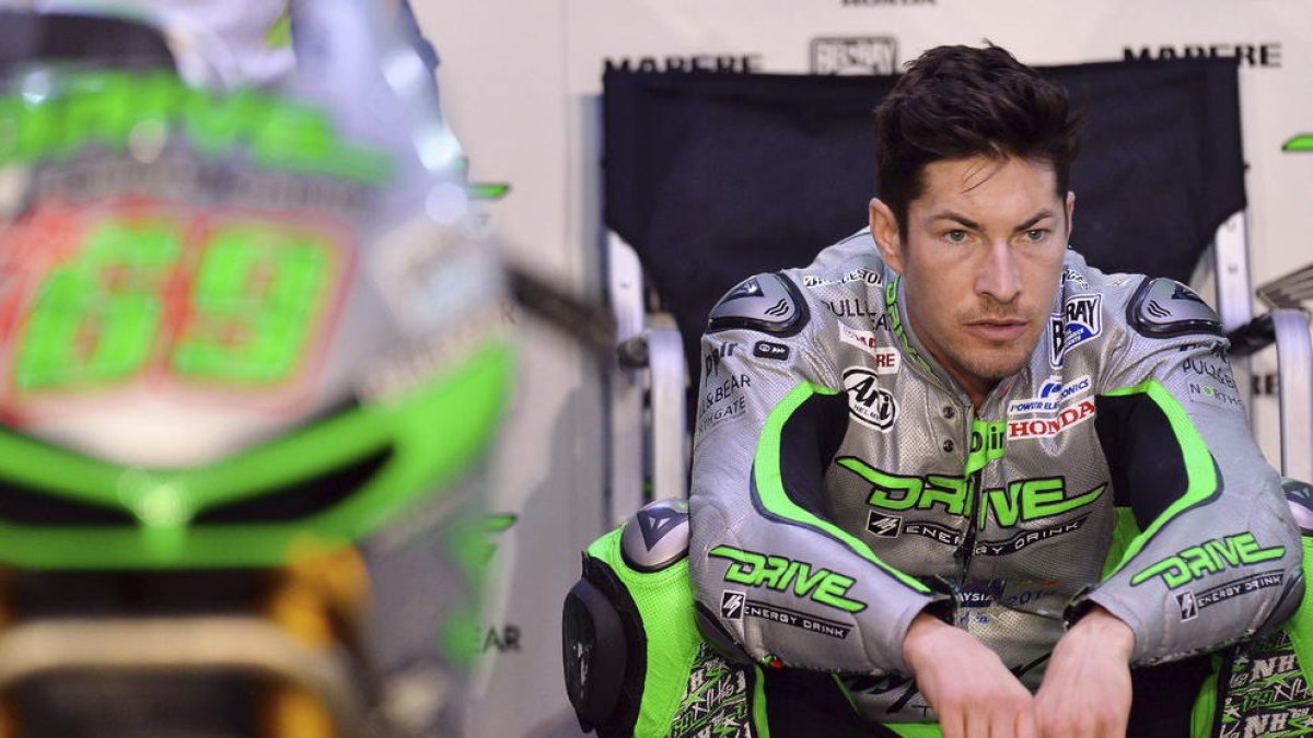 El pilot nord-americà Nicky Hayden competeix en Superbikes.