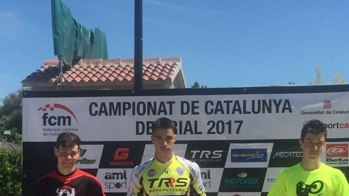 Sergio Ribau, tercer en el Català de trial