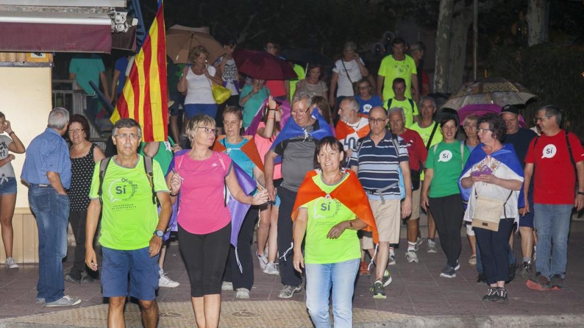 Caminada urbana pel ‘sí’ l’1-O a Tàrrega