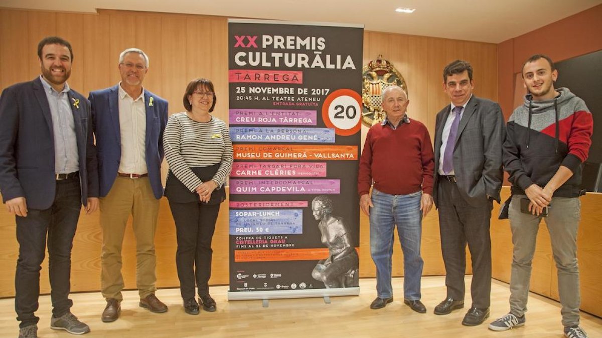 Presentación ayer de la 20 edición de los Premis Culturàlia.