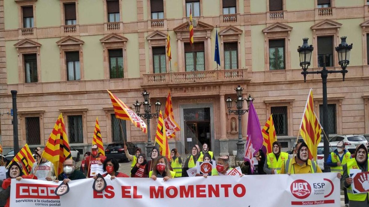 Protesta en LProtesta en Lleida contra el 