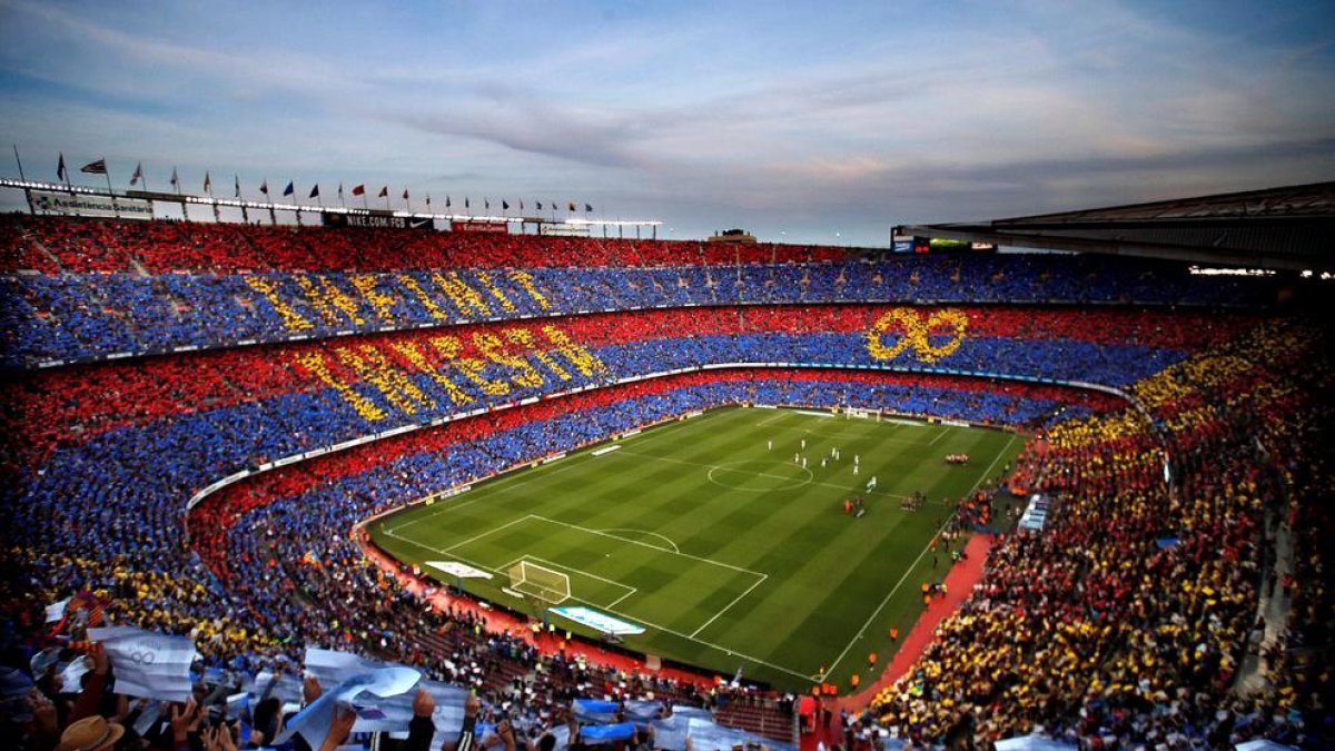Una vista del Camp Nou