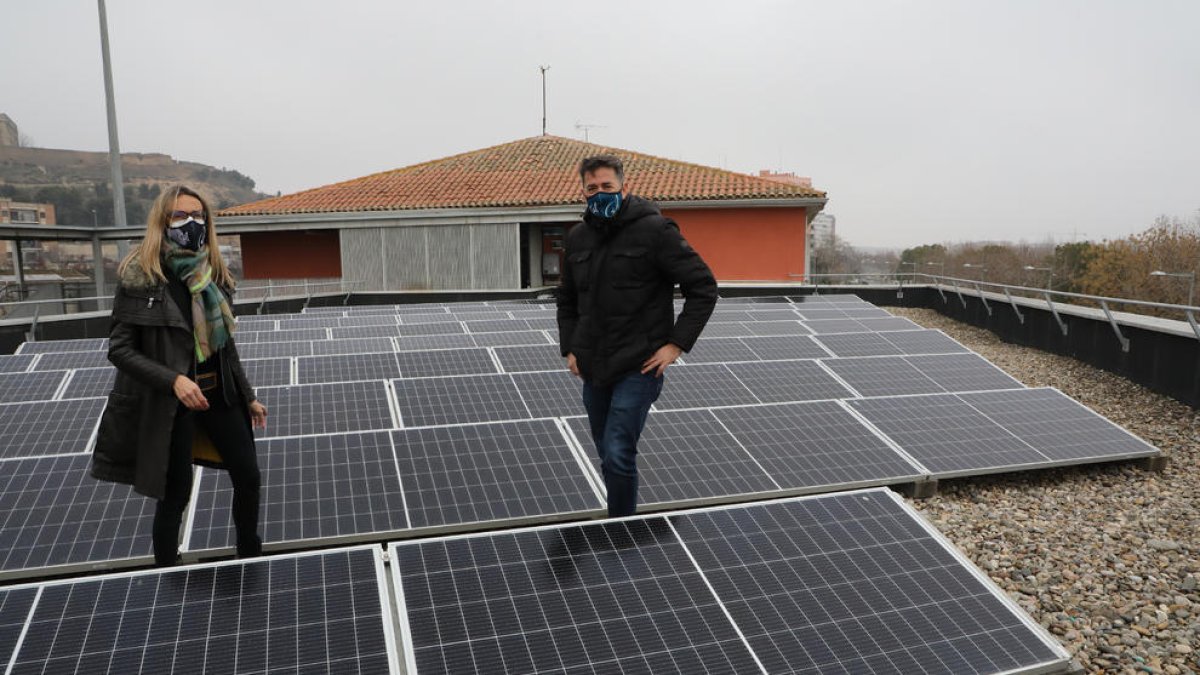 El instituto Gili i Gaya dispone de placas solares desde principios del año pasado.