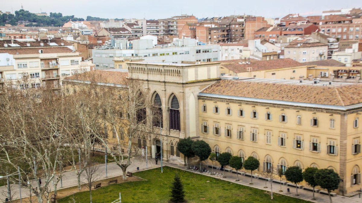 Imatge d’arxiu de l’edifici del Rectorat de la UdL.