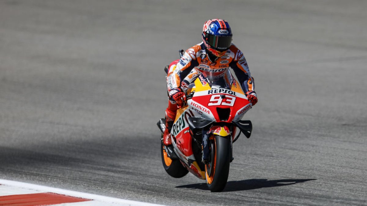 Marc Márquez regresa a la competición tras perderse la carrera en Argentina por diplopia.